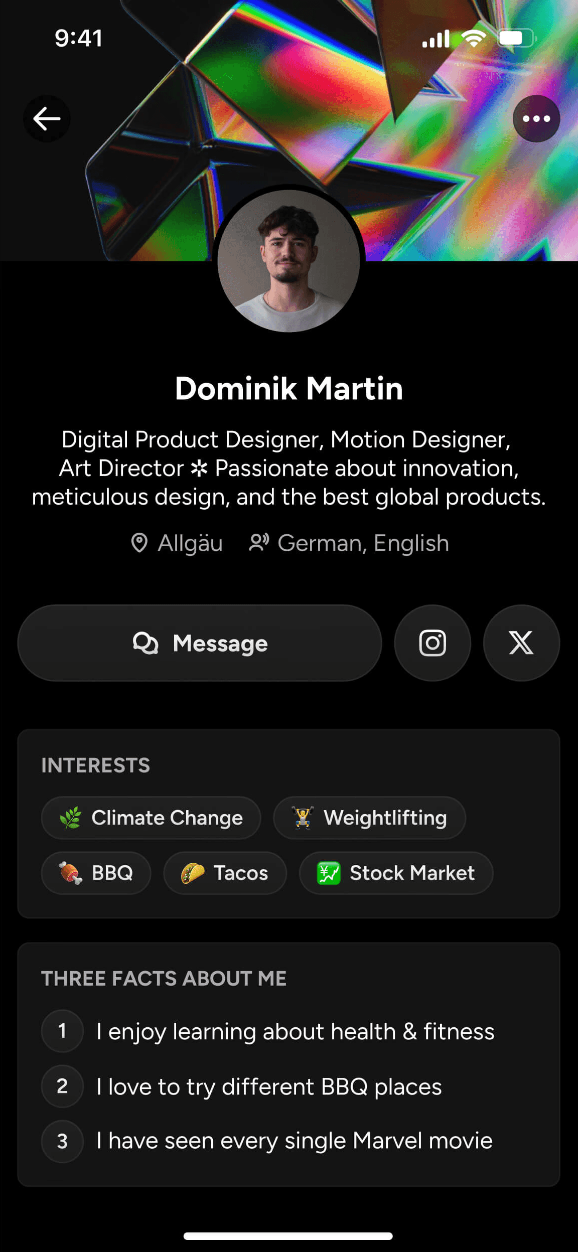 CNDO member profile concept