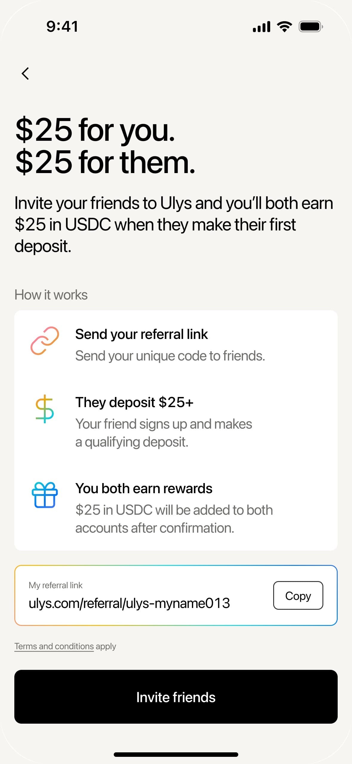 ULYS refer a friend