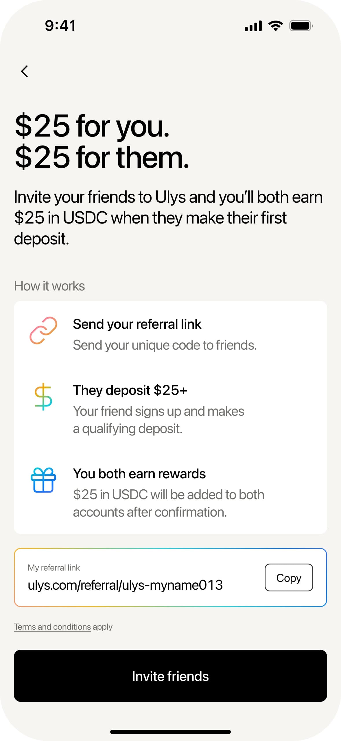 ULYS refer a friend